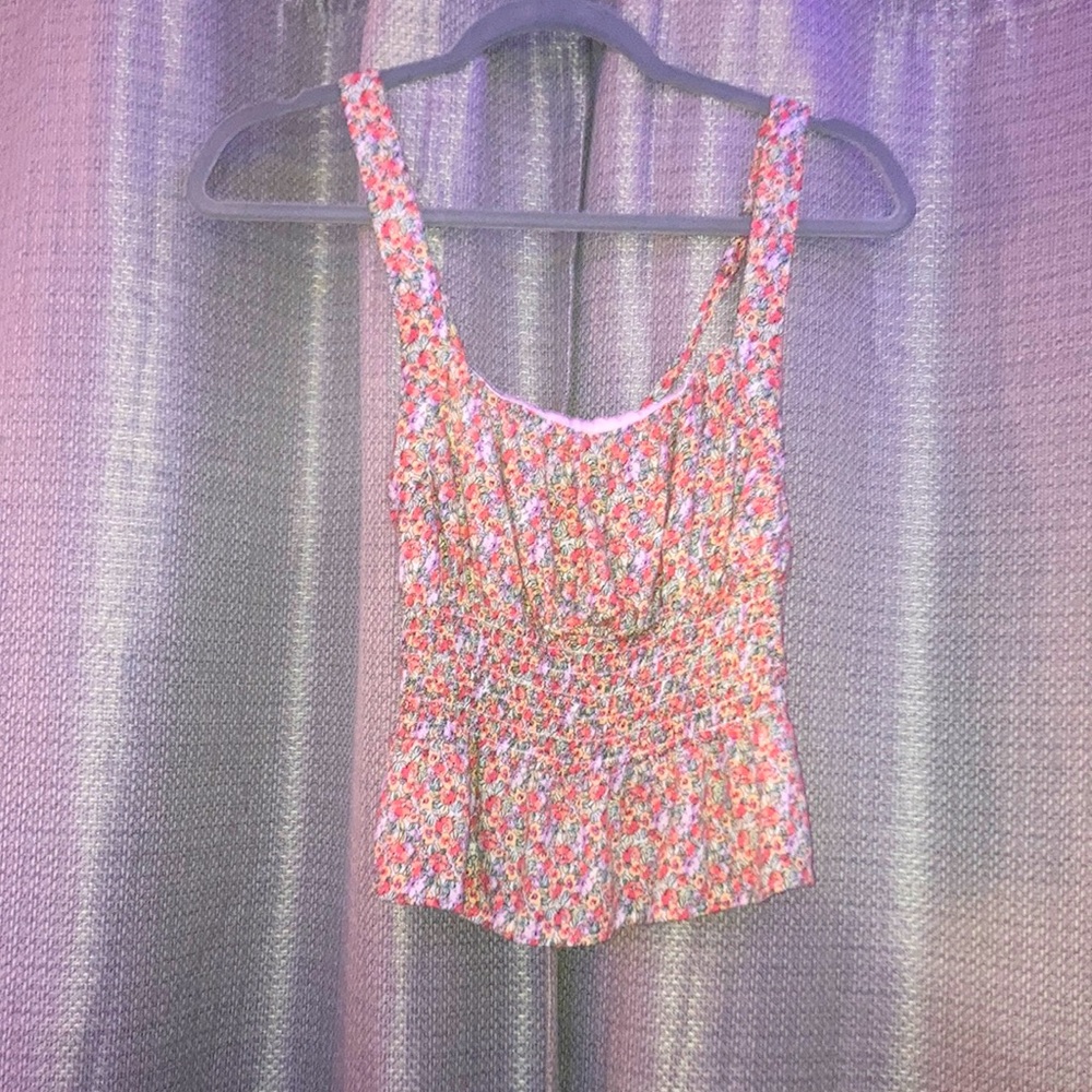 Brand “Urban Romantics” color orange, green, purple, size small, good condition.